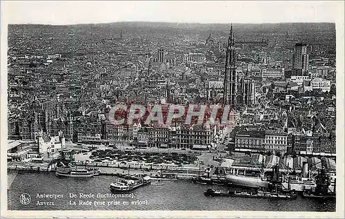 Cartes postales moderne Anvers La Rade vue prise en avion