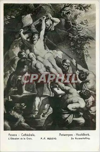 Cartes postales moderne Anvers Cathedrale l'Elevation de la Croix