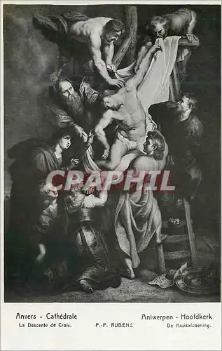 Cartes postales moderne Anvers Cathedrale La Descente de Croix