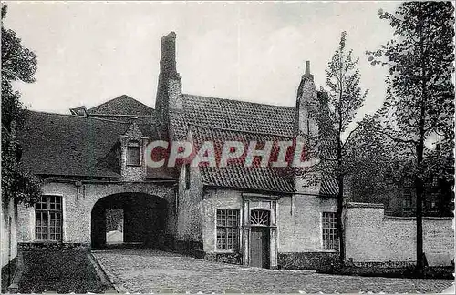 Cartes postales moderne Bruges Porte du Beguinage vue de l'Interieur