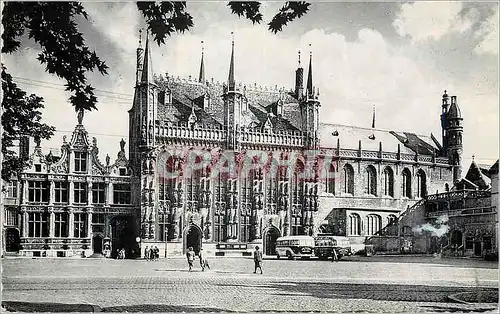 Cartes postales moderne Bruges La Justice de Paix l'Hotel de Ville et Basilique du St Jang