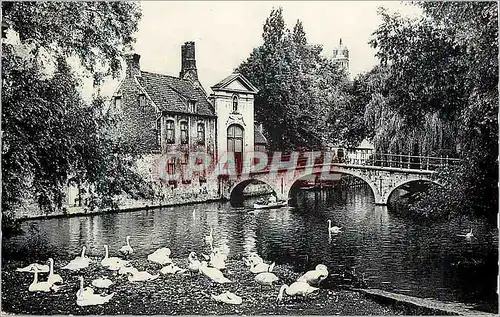 Cartes postales moderne Bruges Entree du Beguinage