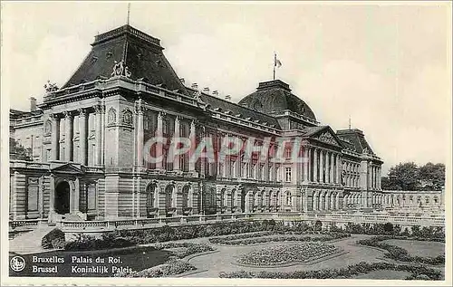 Moderne Karte Bruxelles Palais du Roi