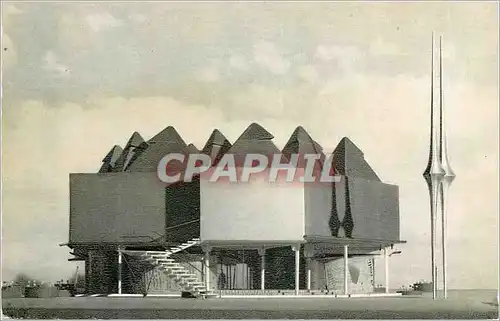 Moderne Karte Pavillon de la Librairie Hachette a l'Exposition de Bruxelles 1958