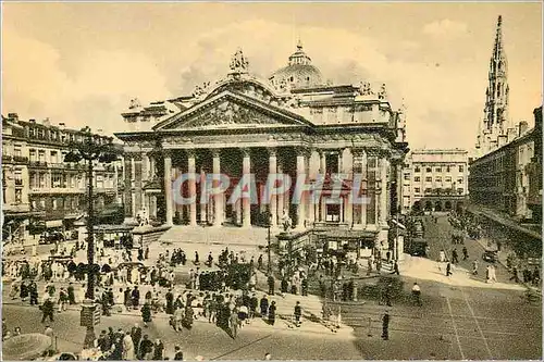 Cartes postales moderne Bruxelles La Bourse