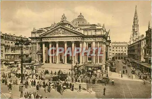 Moderne Karte Bruxelles La Bourse