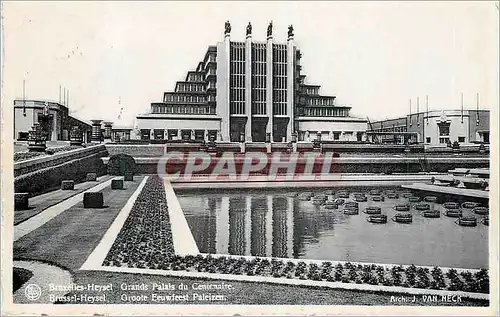 Cartes postales moderne Brussel Heyset Grand Palais du Centenaire