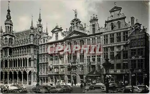 Cartes postales moderne Bruxelles Maison du Roi et quelques maisons des Corporations