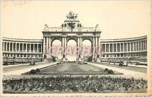 Moderne Karte Bruxelles Arcade Monumentale du Cinquantenaire