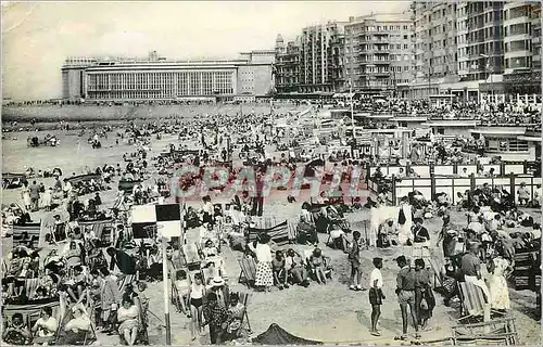 Cartes postales moderne Ostende La Plage et le Kursaal