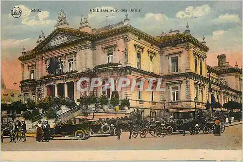 Cartes postales moderne Spa Etablissement des Bains Automobile