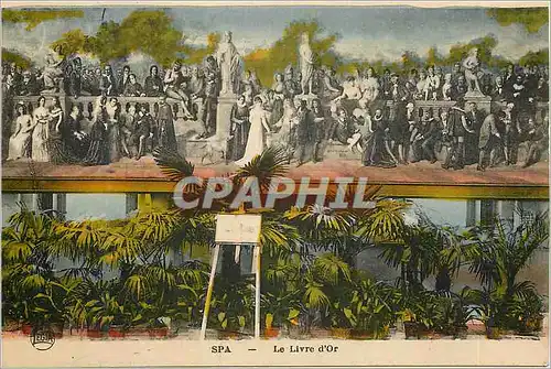 Cartes postales moderne Spa Le Livre d Or