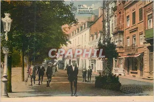 Cartes postales moderne Spa Avenue du Marteau et Pensionnat