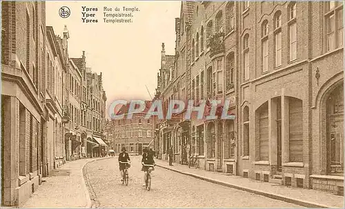 Moderne Karte Ypres Rue du Temple