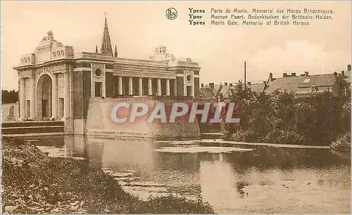 Cartes postales moderne Ypres Porte de Menin Memorial des Heros Britanniques Militaria
