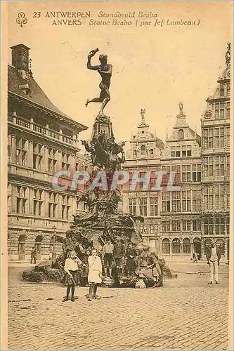 Cartes postales moderne Ypres  Statue Brabo