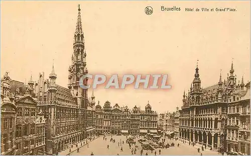 Cartes postales moderne Bruxelles Hotel de Ville et Grand Place