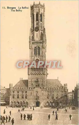 Moderne Karte Bruges Le Beffroi