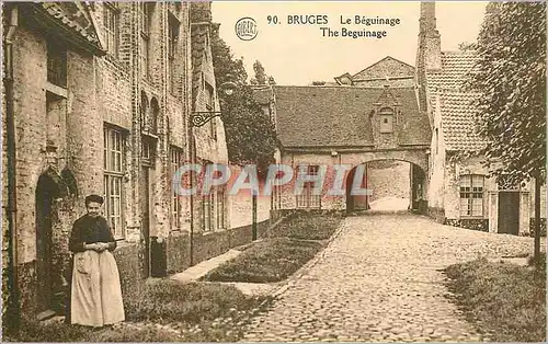 Moderne Karte Bruges Le Beguinage