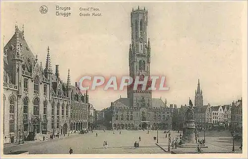 Moderne Karte Bruges Grand Place