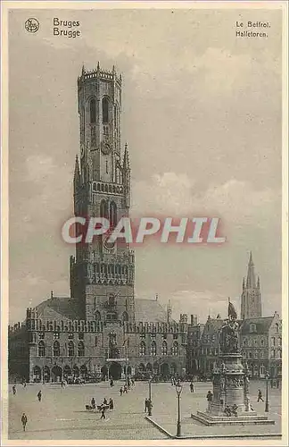 Moderne Karte Bruges Le Beffroi