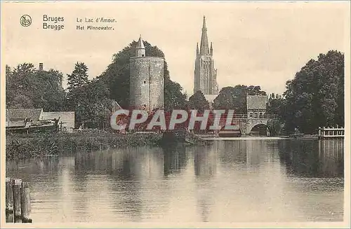 Cartes postales moderne Bruges Le Lac d Amour