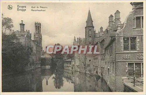 Cartes postales moderne Bruges Quai du Rosaire
