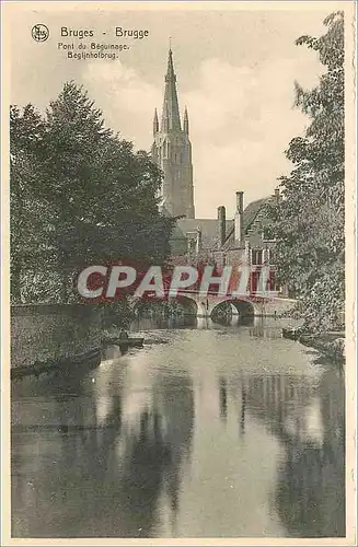 Cartes postales moderne Bruges Pont de Beguinage