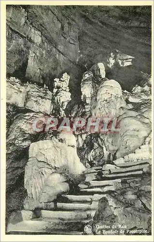 Moderne Karte Grottes de Han Le Boudoir de Proserpine