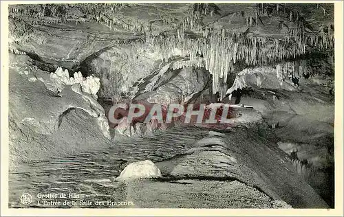 Cartes postales moderne Grottes de Han L Entreee de la Salle des Draperies