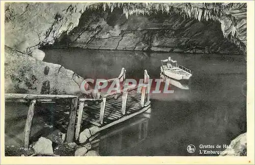 Cartes postales moderne Grottes de Han L Embarquement