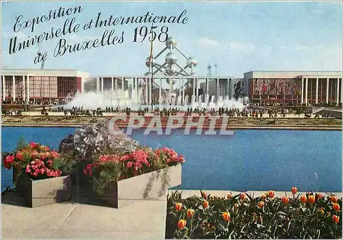 Cartes postales moderne Exposition Universelle de Bruxelles Place et Portique de Belgique