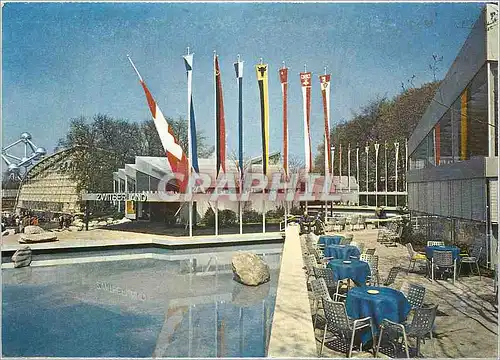 Cartes postales moderne Exposition Universelle de Bruxelles Pavillon de la Suisse