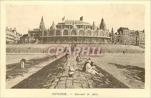 Ansichtskarte AK Ostende Kursaal de face