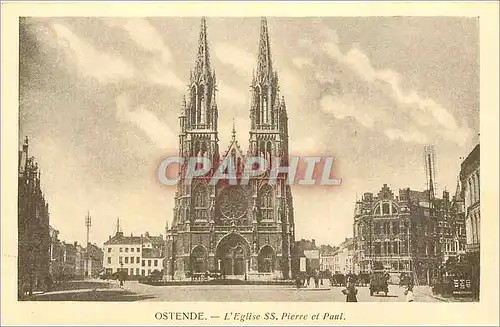 Ansichtskarte AK Ostende L Eglise SS Pierre et Paul