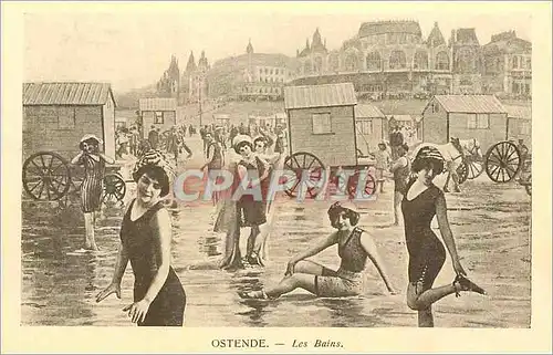 Cartes postales Ostende Les Bains