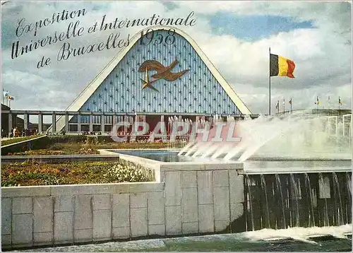 Cartes postales moderne Exposition Universelle de Bruxelles Facade principale des Grands Palais