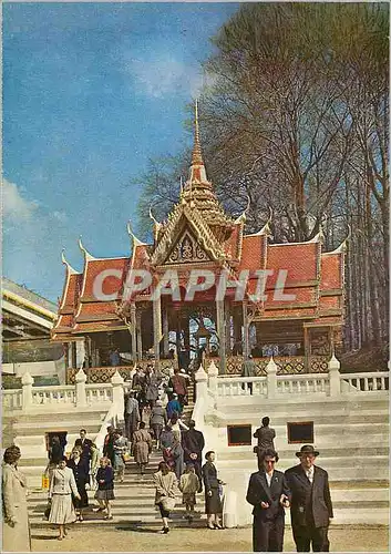 Moderne Karte Exposition Universelle de Bruxelles Pavillon de la Thailand