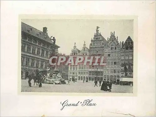 Moderne Karte Grand Place Anvers