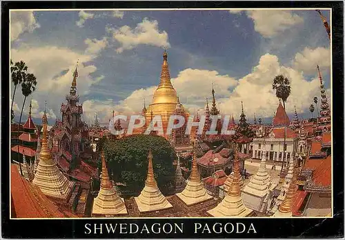 Moderne Karte Shwedagon Pagoda