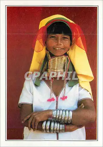 Cartes postales moderne Burma Loi Kaw Femmes girafes