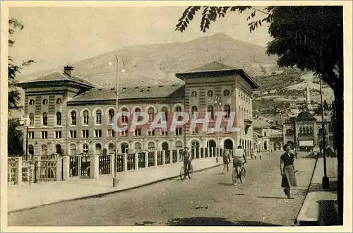 Moderne Karte Mostar Pont Marechal Tito et hotel Neretva
