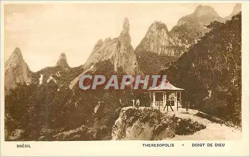 Cartes postales moderne Theresopolis Doigt de Dieu