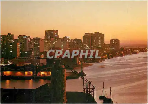 Cartes postales moderne Brasil Turistico Porto Alegre Vista nocturna do centro