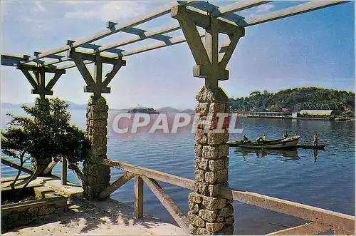 Moderne Karte Rio de Janeiro Ilha Paqueta Vista do Yate Clubs