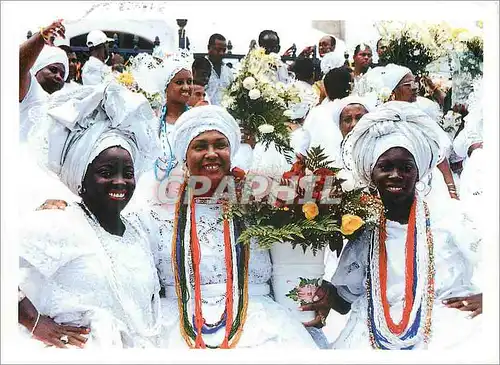 Cartes postales moderne Salvador Bahia Brasil Typical baianas at religious procession of our Lord of Bonfim