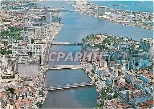 Moderne Karte Brasil Recife PE Aerial view of downtown