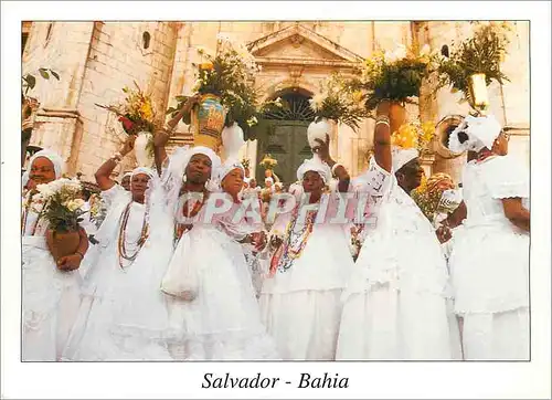 Cartes postales moderne Salvador Bahia Brasil Procession of typical baianas