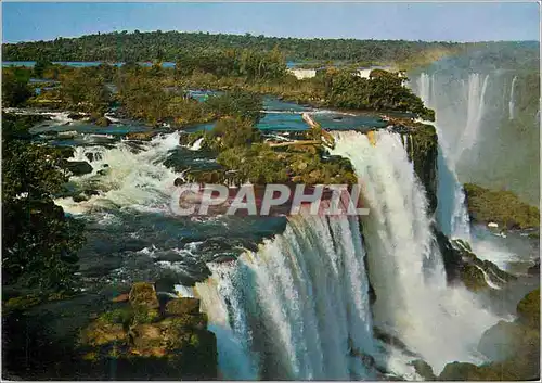 Cartes postales moderne Brasil Turistico Iguacu Cataratas do Floriano Deodoro e Benjamin