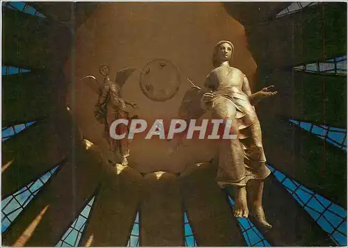 Cartes postales moderne Brasil Turistico Brasilia Interior da Catedral